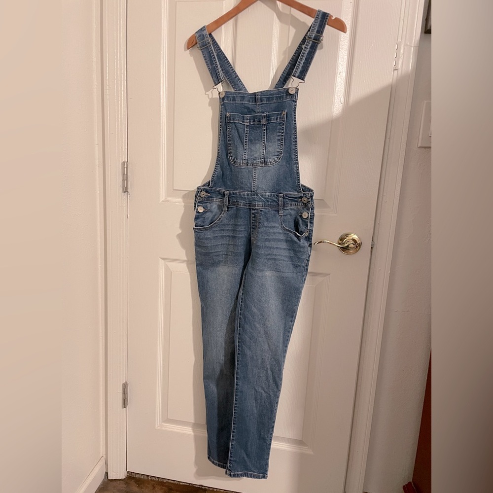 WALLFLOWER Bib Overalls Ankle Denim Skinny - M